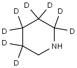 piperidine-2,2,3,3,4,4,5,5-d8 Struktur