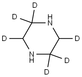 piperazine-2,2,3,5,5,6-d6 Struktur