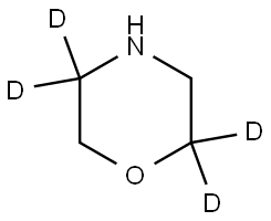 morpholine-2,2,5,5-d4 Struktur