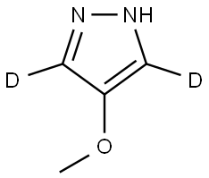 4-methoxy-1H-pyrazole-3,5-d2 Struktur