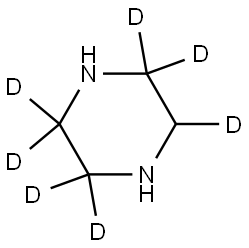 piperazine-2,2,3,3,5,5,6-d7 Struktur