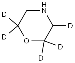 morpholine-2,2,3,6,6-d5 Struktur