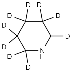 piperidine-2,2,3,3,4,4,5,5,6-d9 Struktur