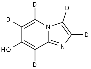 imidazo[1,2-a]pyridin-d5-7-ol Struktur