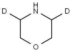 morpholine-3,5-d2 Struktur