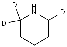 piperidine-2,2,6-d3 Struktur