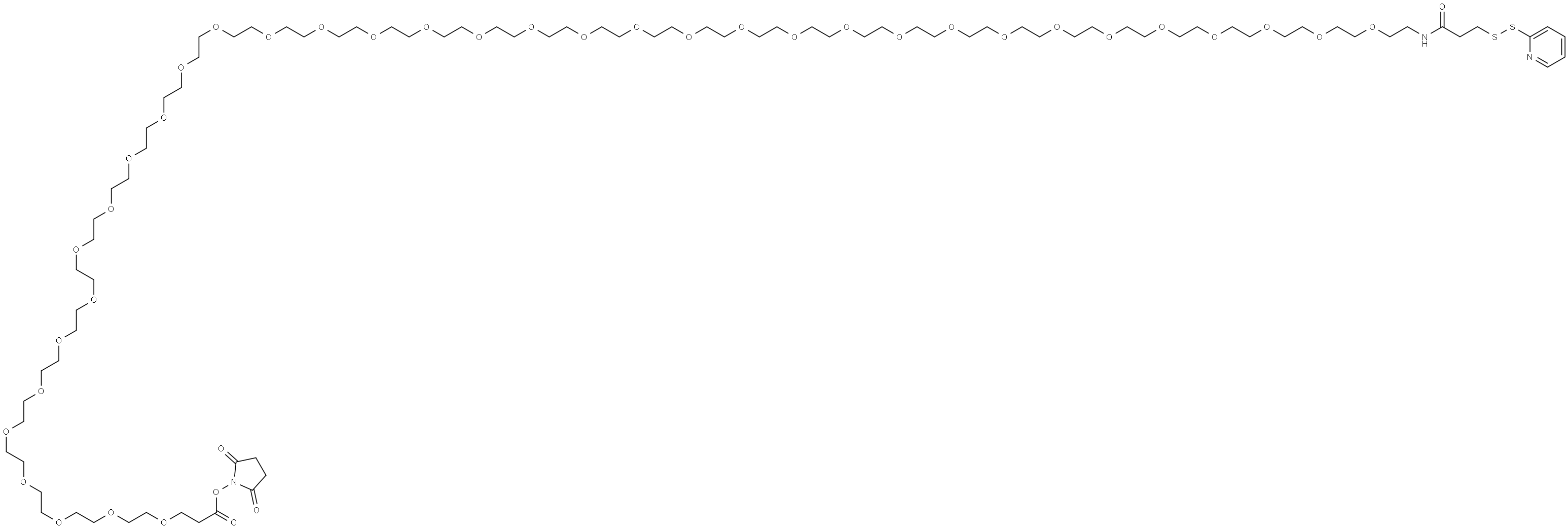 SPDP-PEG36-NHS Ester Struktur