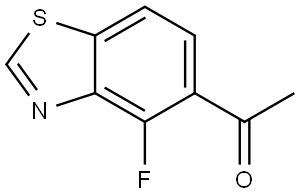 Ethanone, 1-(4-fluoro-5-benzothiazolyl)- Struktur