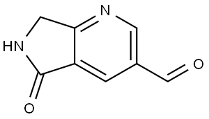 5H-Pyrrolo[3,4-b]pyridine-3-carboxaldehyde, 6,7-dihydro-5-oxo- Struktur