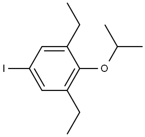 1,3-diethyl-5-iodo-2-isopropoxybenzene Structure