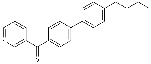 (4'-butyl-[1,1'-biphenyl]-4-yl)(pyridin-3-yl)methanone Structure