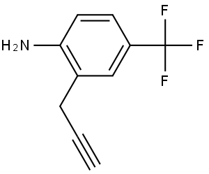 2-(Prop-2-yn-1-yl)-4-(trifluoromethyl)aniline Structure