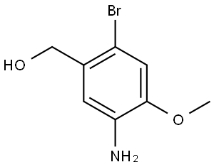 (5-Amino-2-bromo-4-methoxyphenyl)methanol Struktur