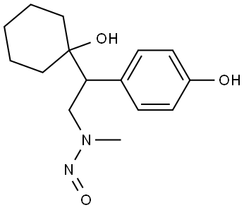 N-Nitroso Desmethyl Desvenlafaxine Struktur