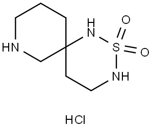 2-Thia-1,3,8-triazaspiro[5.5]undecane 2,2-dioxide hydrochloride Structure