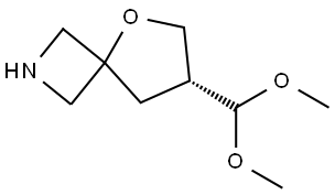 (R)-7-(Dimethoxymethyl)-5-oxa-2-azaspiro[3.4]octane Struktur