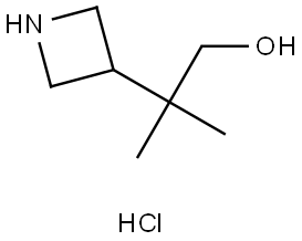 3-Azetidineethanol, β,β-dimethyl-, hydrochloride (1:1) Struktur