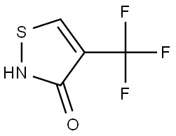 3(2H)-Isothiazolone, 4-(trifluoromethyl)- Struktur