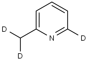 2-(methyl-d2)pyridine-6-d Struktur