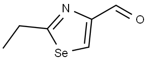 4-Selenazolecarboxaldehyde, 2-ethyl- Struktur