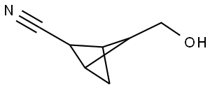 Bicyclo[1.1.1]pentane-2-carbonitrile, 4-(hydroxymethyl)- Struktur