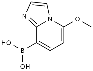 (5-Methoxyimidazo[1,2-a]pyridin-8-yl)boronic acid Struktur