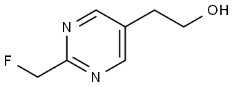 5-Pyrimidineethanol, 2-(fluoromethyl)- Struktur