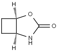 2-Oxa-4-azabicyclo[3.2.0]heptan-3-one, (1R,5S)- Struktur