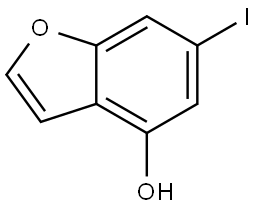 6-Iodobenzofuran-4-ol Struktur