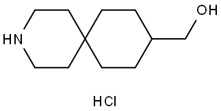 3-azaspiro[5.5]undecan-9-ylmethanol hydrochloride Struktur