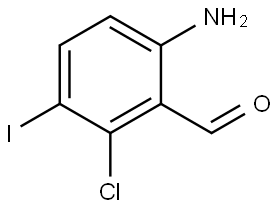 Benzaldehyde, 6-amino-2-chloro-3-iodo- Struktur