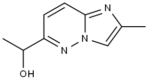 Imidazo[1,2-b]pyridazine-6-methanol, α,2-dimethyl- Struktur