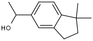 1H-Indene-5-methanol, 2,3-dihydro-α,1,1-trimethyl- Struktur