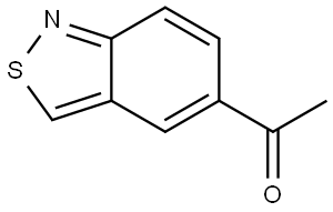 Ethanone, 1-(2,1-benzisothiazol-5-yl)- Struktur