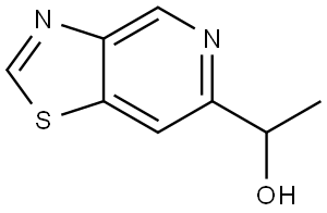 Thiazolo[4,5-c]pyridine-6-methanol, α-methyl- Struktur