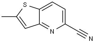 Thieno[3,2-b]pyridine-5-carbonitrile, 2-methyl- Struktur