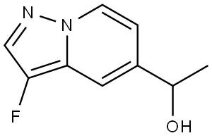 Pyrazolo[1,5-a]pyridine-5-methanol, 3-fluoro-α-methyl- Struktur