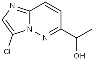 Imidazo[1,2-b]pyridazine-6-methanol, 3-chloro-α-methyl- Struktur