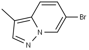 Pyrazolo[1,5-a]pyridine, 6-bromo-3-methyl- Struktur