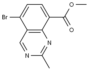 methyl 5-bromo-2-methylquinazoline-8-carboxylate Struktur