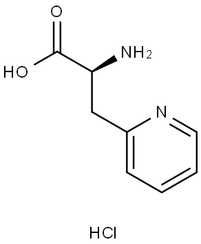 2-Pyridinepropanoic acid, α-amino-, monohydrochloride, (αS)- (9CI) Struktur