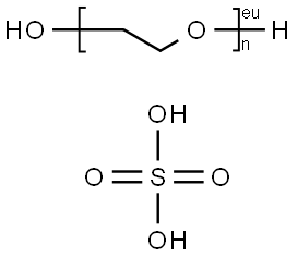 POLYETHYLENE GLYCOL 600 SULFATE Struktur