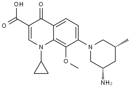 Nemonoxacin Impurity 1 Struktur