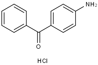 Methanone, (4-aminophenyl)phenyl-, hydrochloride Struktur