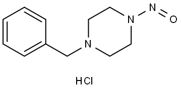 1-benzyl-4-nitrosopiperazine hydrochloride Structure