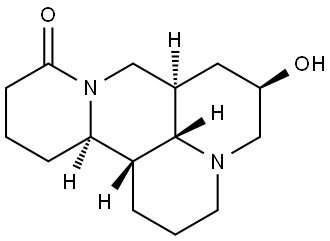 Matridin-15-one, 3-hydroxy-, (3α,5β)- Struktur