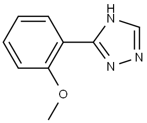 3-(2-methoxyphenyl)-4H-1,2,4-triazole Struktur