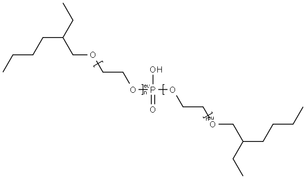 2-ETHYLHEXANOL,ETHOXYLATEDANDPHOSPHATED Struktur