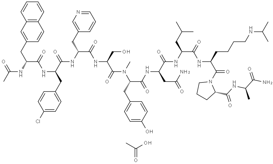 Abarelix Acetate Struktur