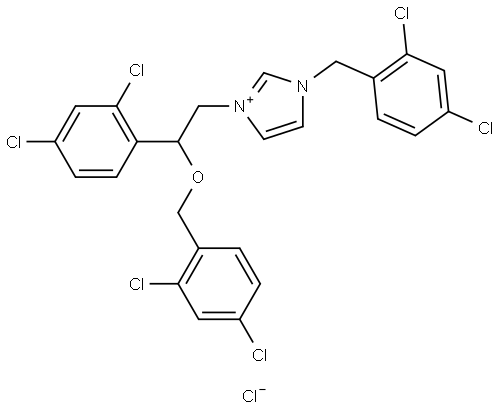 Econazole Related Compound C (15 mg) (1-(4-Chlorobenzyl)-3-[(2RS)-2-[(4-chlorobenzyl)oxy]-2-(2,4-dichlorophenyl)ethyl]imidazolium chloride)